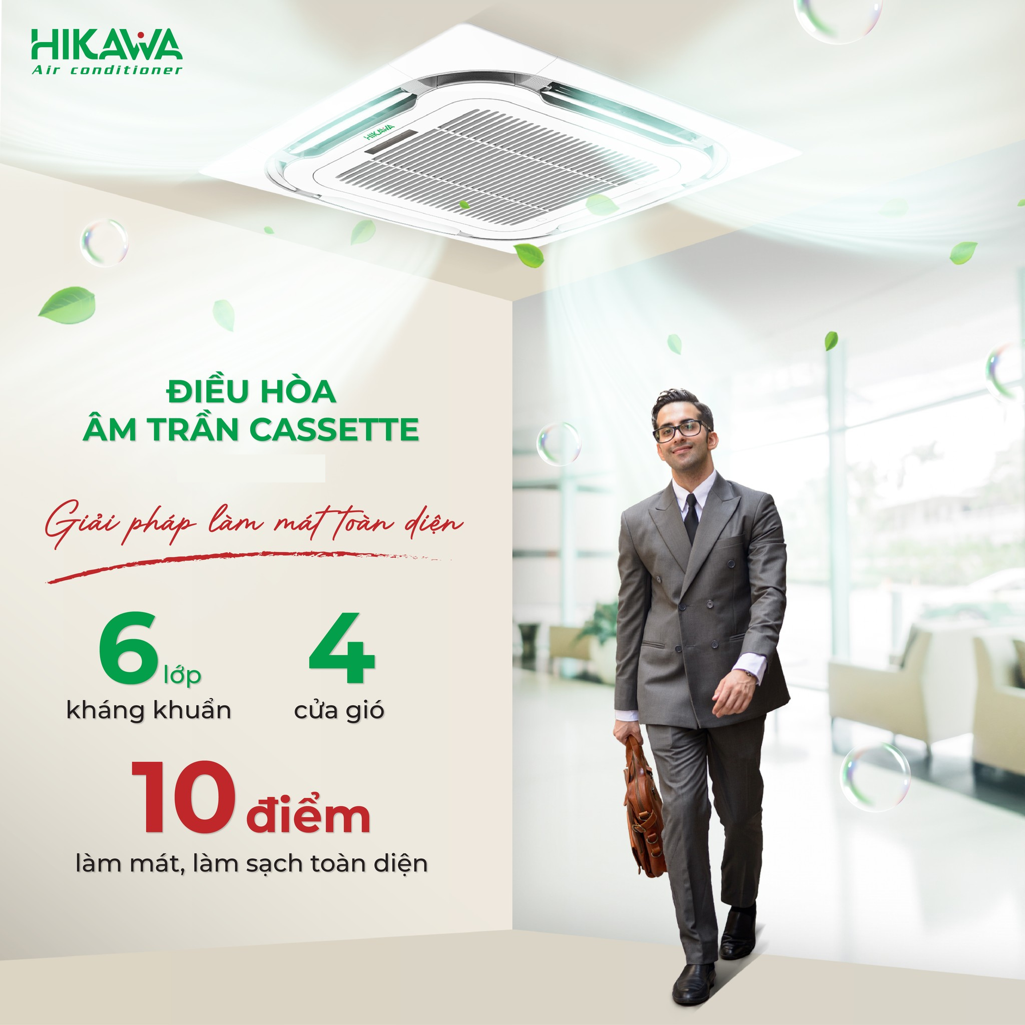 Điều hoà âm trần cassette